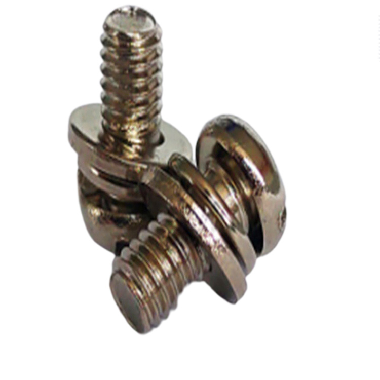 Șurub combinat cu mașină transversală cu cap pană M5X8mm cu șaibă