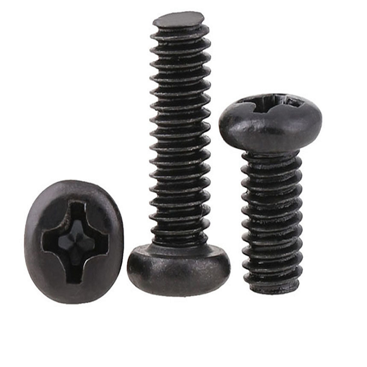 M1.2 mini șurub negru cu cap cilindric pentru instrument electronic