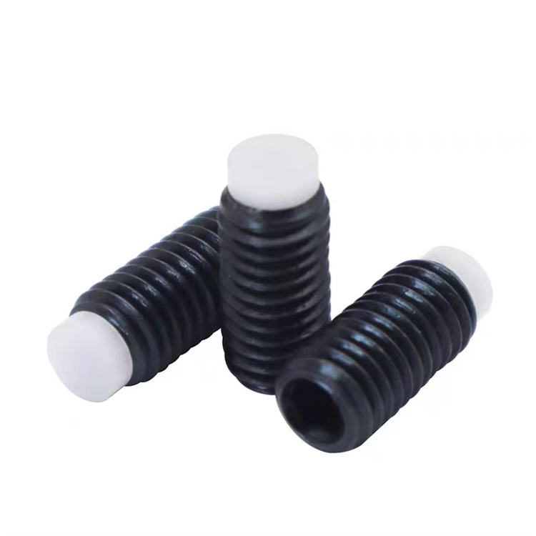 Vânzare caldă m4 oțel inoxidabil oxid negru nailon șurub de fixare