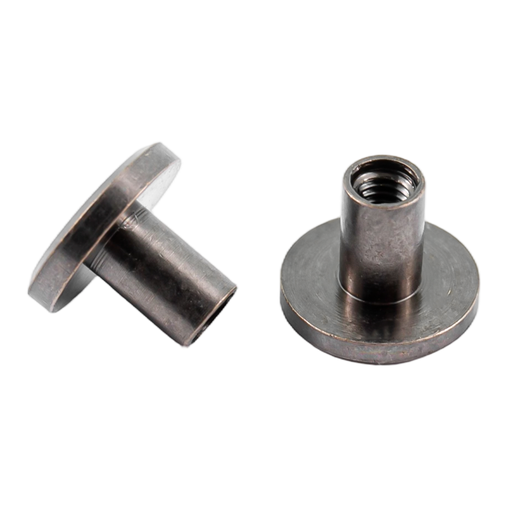 Șuruburi femele tată din oțel inoxidabil negru mat personalizate pentru album foto Șuruburi femele tată din oțel inoxidabil negru mat personalizate pentru album foto