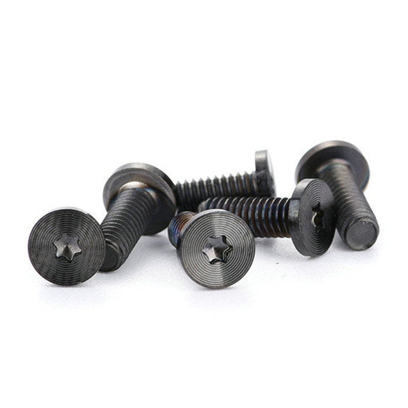 Șurub periat torx satinat cu cap plat subțire negru lucios pentru Huawei Șurub periat torx satinat cu cap plat subțire negru lucios pentru Huawei