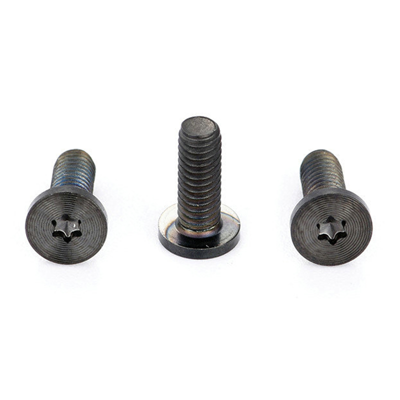 Șurub periat torx satinat cu cap plat subțire negru lucios pentru Huawei Șurub periat torx satinat cu cap plat subțire negru lucios pentru Huawei