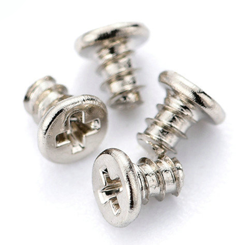 M0.8 M1.0 M1.2 M1.4 M1.7 șurub micro autofiletant din oțel carbon cu cap plat