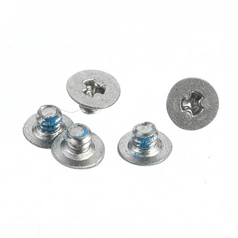 Șurub în formă de Y cu cap plat din oțel inoxidabil M0.8 cu plasture din nailon Șurub în formă de Y cu cap plat din oțel inoxidabil M0.8 cu plasture din nailon