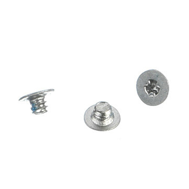 Șurub în formă de Y cu cap plat din oțel inoxidabil M0.8 cu plasture din nailon Șurub în formă de Y cu cap plat din oțel inoxidabil M0.8 cu plasture din nailon