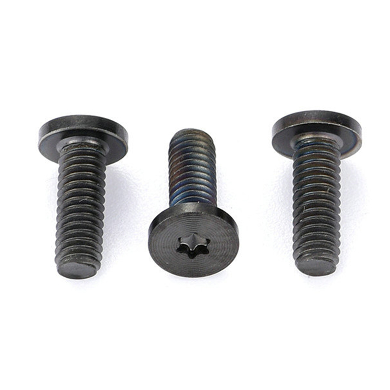 CD pattern flat head torx black PVD screws CD pattern flat head torx black PVD screws