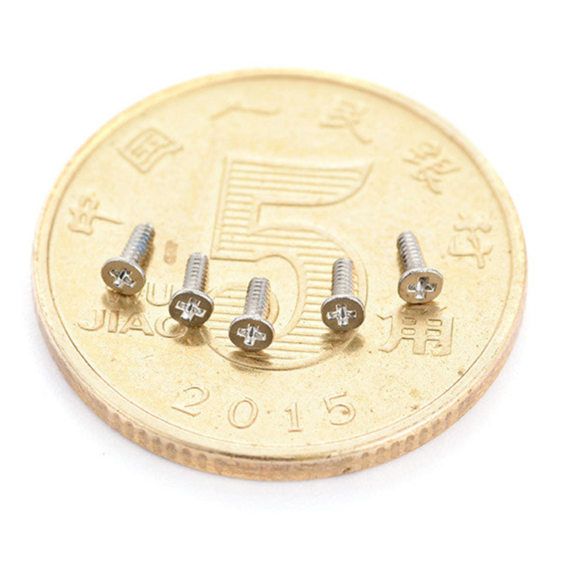 Countersunk head cross stainless steel M0.8 M1.0 M1.2 M1.4 M1.7 small screw Countersunk head cross stainless steel M0.8 M1.0 M1.2 M1.4 M1.7 small screw