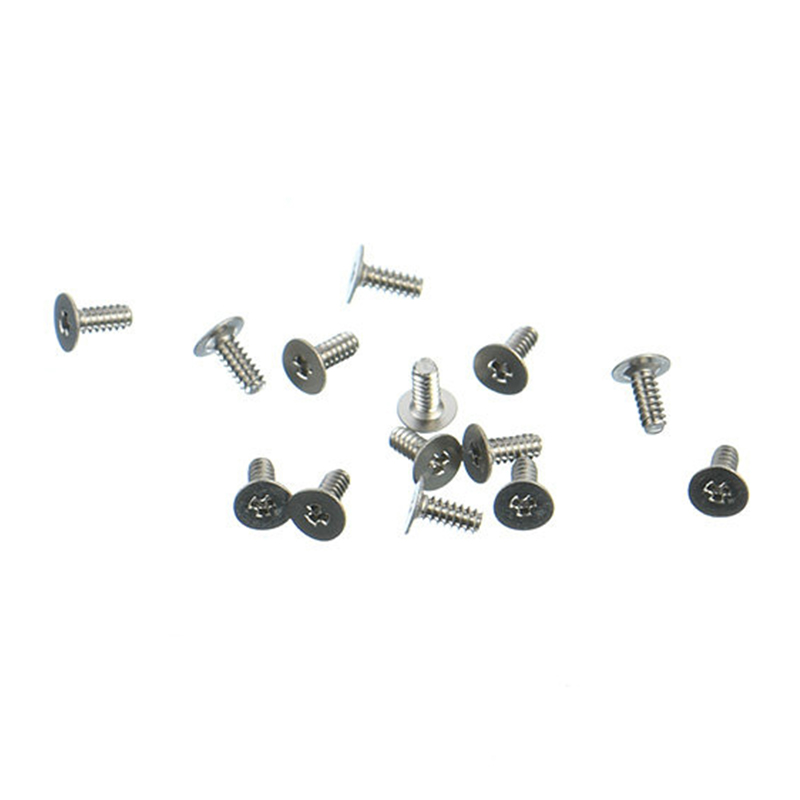 Customized M0.8 carton steel flat head Y-shape screw with nickel plated Customized M0.8 carton steel flat head Y-shape screw with nickel plated