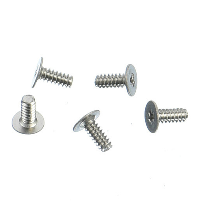 Customized M0.8 carton steel flat head Y-shape screw with nickel plated Customized M0.8 carton steel flat head Y-shape screw with nickel plated