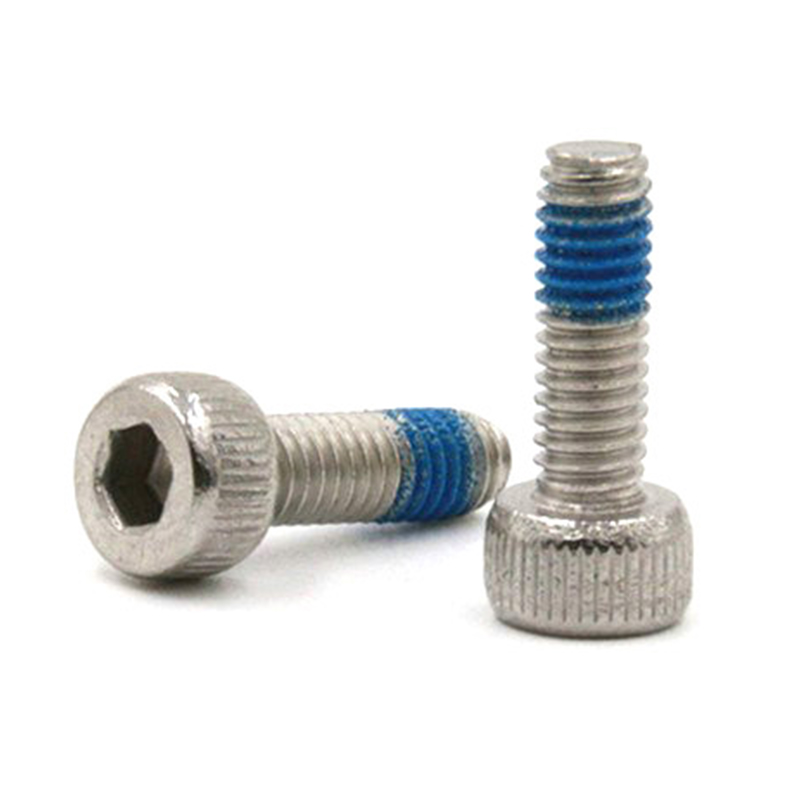 Microsurub cu cap de umplere cu cap hexagonal cu plasture din nailon Microsurub cu cap de umplere cu cap hexagonal cu plasture din nailon