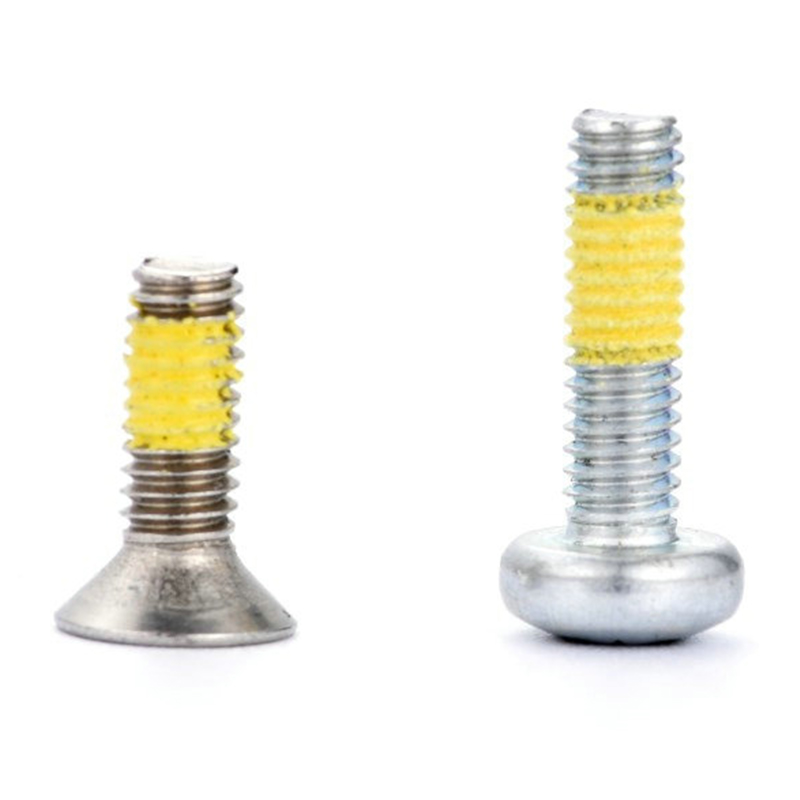 Șurub cu cap torx (hexagonal) cu cap cilindric cu plasture galben de nailon Șurub cu cap torx (hexagonal) cu cap cilindric cu plasture galben de nailon
