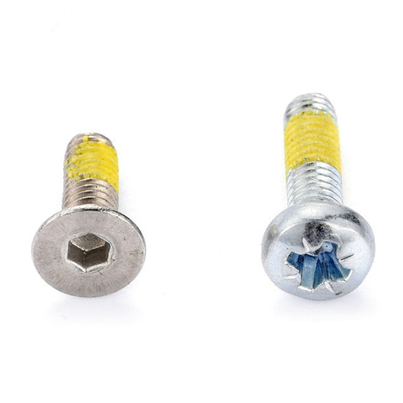 Șurub cu cap torx (hexagonal) cu cap cilindric cu plasture galben de nailon Șurub cu cap torx (hexagonal) cu cap cilindric cu plasture galben de nailon