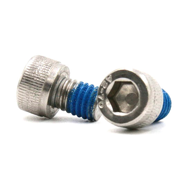 Microsurub cu cap cupa cu cap hexagonal 304 din otel inoxidabil cu plasture din nailon Microsurub cu cap cupa cu cap hexagonal 304 din otel inoxidabil cu plasture din nailon