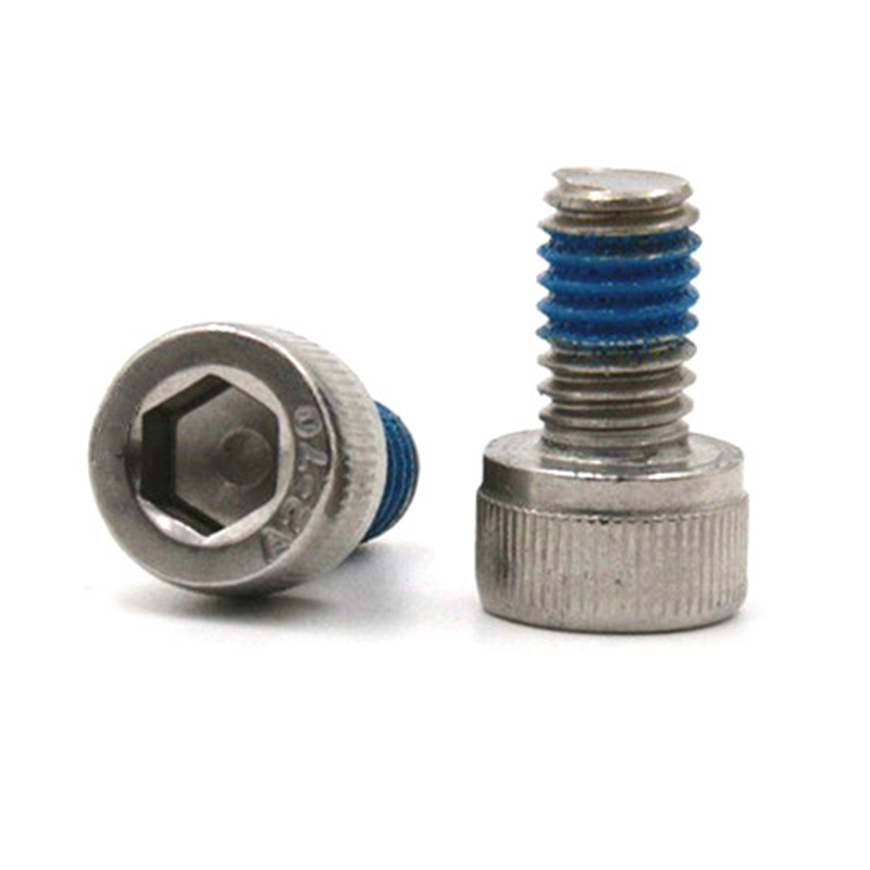 Șurub cu cap cupa cu cap hexagonal din oțel inoxidabil 304 cu plasture din nailon Șurub cu cap cupa cu cap hexagonal din oțel inoxidabil 304 cu plasture din nailon