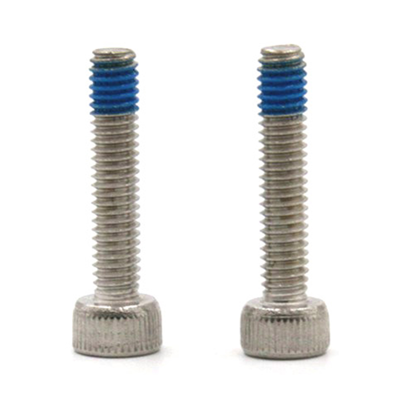 Șurub cu cap cupa M3 din oțel inoxidabil cu cap hexagonal cu plasture din nailon Șurub cu cap cupa M3 din oțel inoxidabil cu cap hexagonal cu plasture din nailon