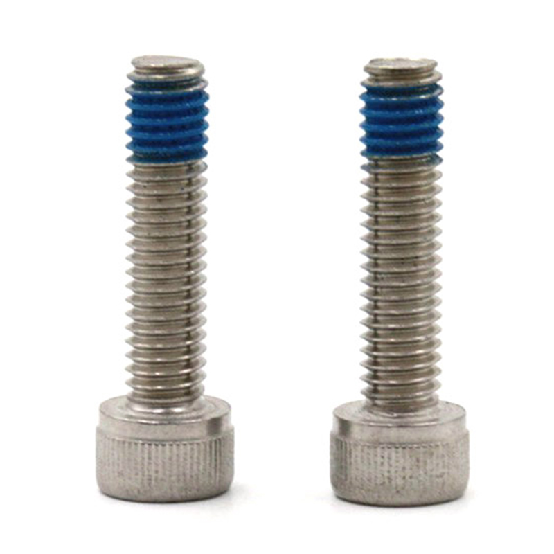 Șurub cu cap hexagonal 18-8 din oțel inoxidabil cu plasture din nailon Șurub cu cap hexagonal 18-8 din oțel inoxidabil cu plasture din nailon
