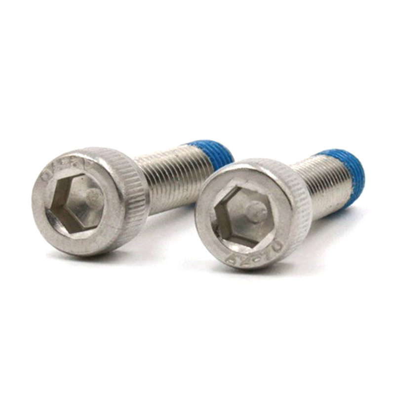 Șurub cu cap hexagonal 18-8 din oțel inoxidabil cu plasture din nailon Șurub cu cap hexagonal 18-8 din oțel inoxidabil cu plasture din nailon