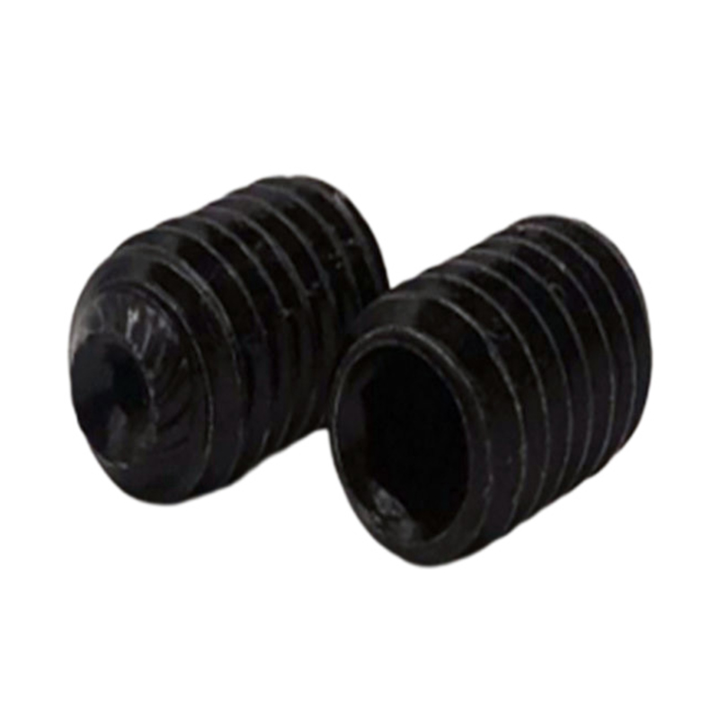 Culoare neagră antrenare hexagonală fără cap șurub de fixare Culoare neagră antrenare hexagonală fără cap șurub de fixare