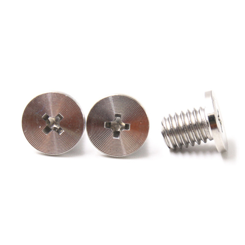 CNC flat thin head cross 304 stainless steel CD pattern screw CNC flat thin head cross 304 stainless steel CD pattern screw
