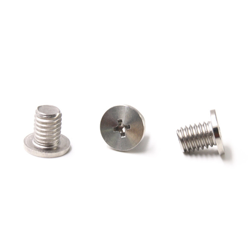 CNC flat thin head cross 304 stainless steel CD pattern screw CNC flat thin head cross 304 stainless steel CD pattern screw