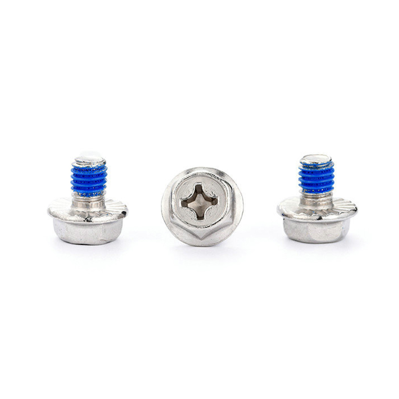 Șurub mic impermeabil cu cap șaibe hexagonale, cu plasture din nailon
