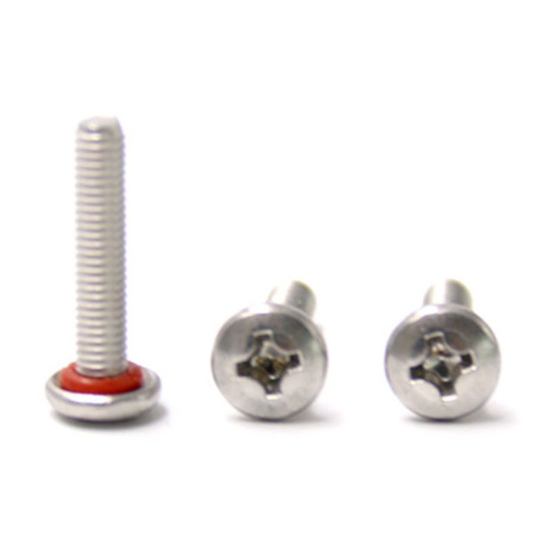 Pan head stainless steel m3 o ring groove machine sealing screws Pan head stainless steel m3 o ring groove machine sealing screws