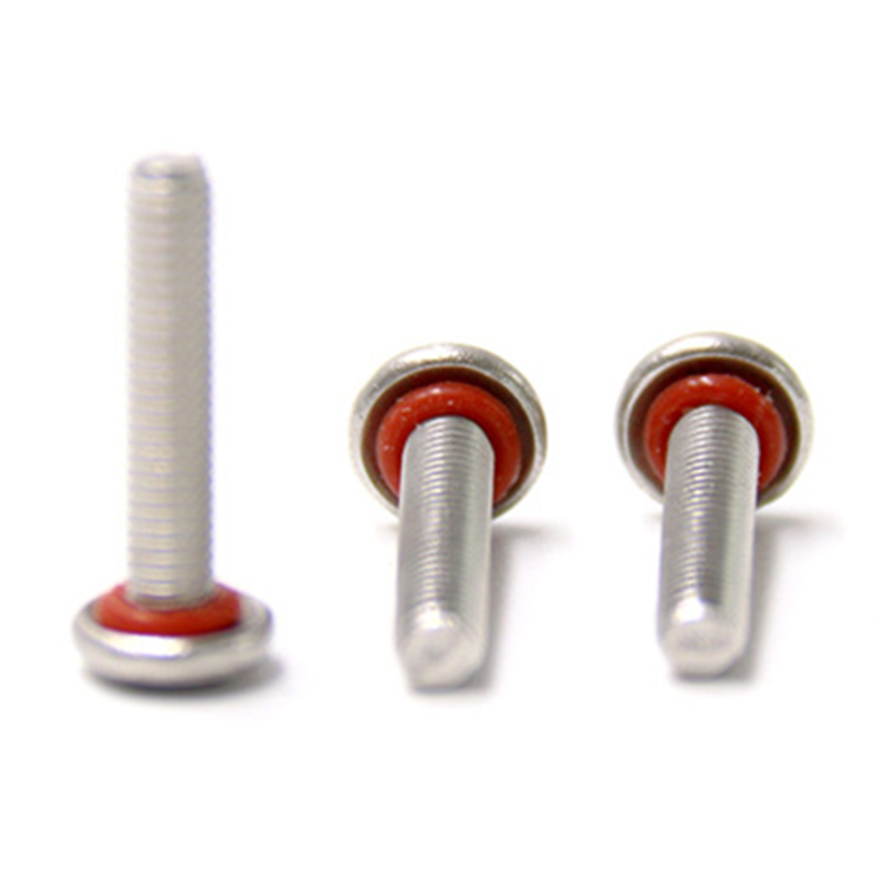 Pan head stainless steel m3 o ring groove machine sealing screws Pan head stainless steel m3 o ring groove machine sealing screws