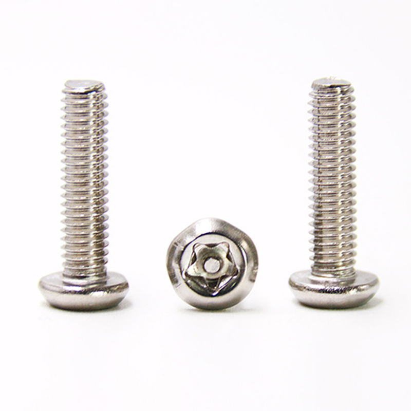 Stainless-steel-button-head-pentagon-tamper-proof-screw-with-key Stainless-steel-button-head-pentagon-tamper-proof-screw-with-key
