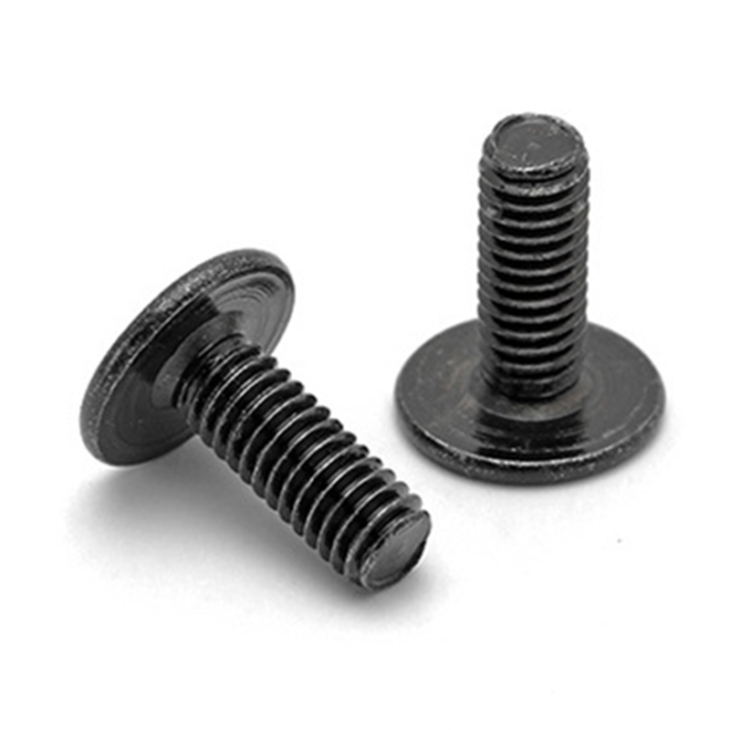 Șurub computer negru m2 cu cap plat de 3 mm din oțel carbon Șurub computer negru m2 cu cap plat de 3 mm din oțel carbon