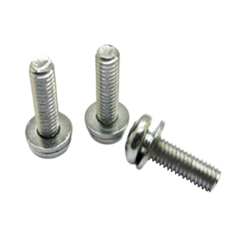 Șurub de fixare din oțel inoxidabil cu cap rotund de nou design cu șaibă Șurub de fixare din oțel inoxidabil cu cap rotund de nou design cu șaibă