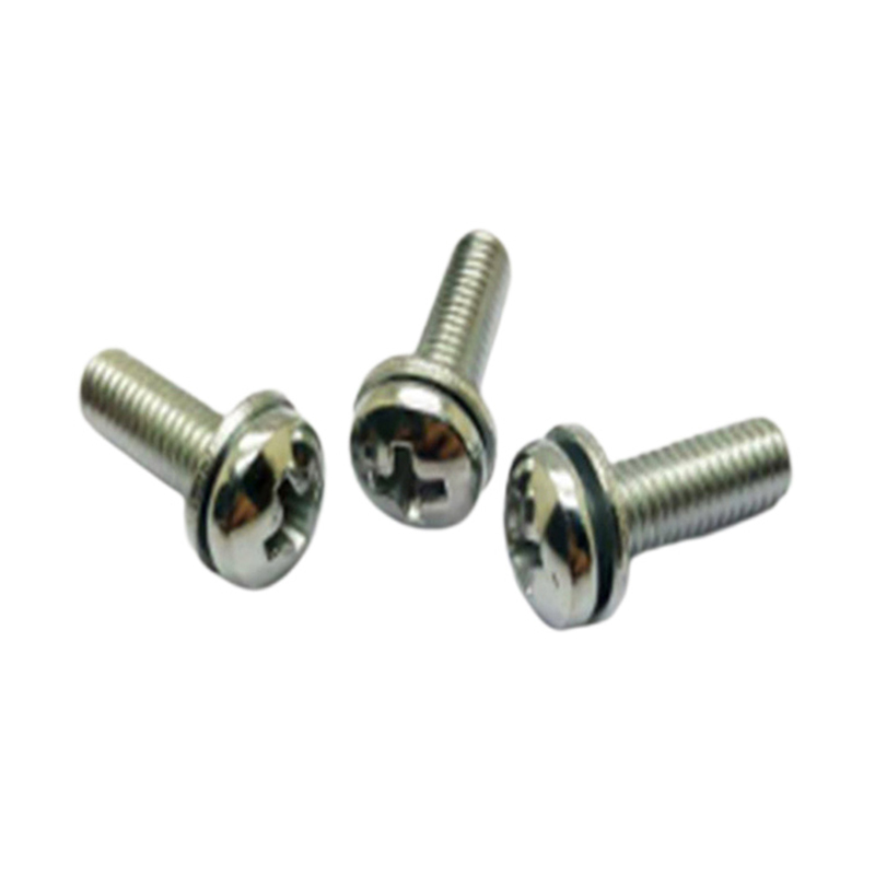 Șurub de fixare din oțel inoxidabil cu cap rotund de nou design cu șaibă Șurub de fixare din oțel inoxidabil cu cap rotund de nou design cu șaibă