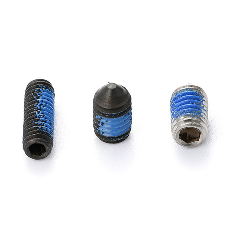 Șurub de fixare cu cap cu cap hexagonal cu plasture din nailon Șurub de fixare cu cap cu cap hexagonal cu plasture din nailon