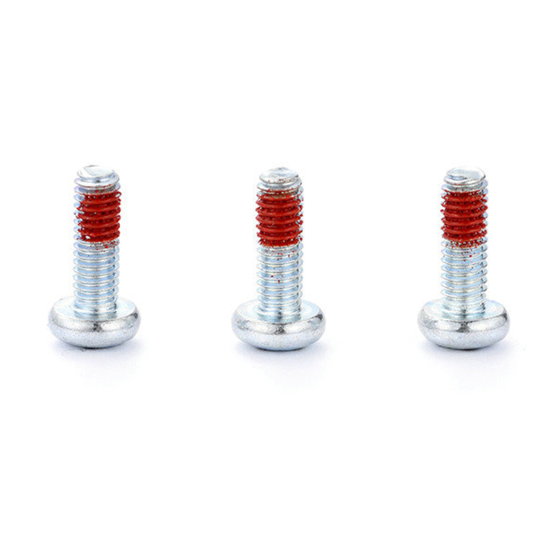 M3 Pan head Pozi driver machine Surub cu plasture de nailon roșu M3 Pan head Pozi driver machine Surub cu plasture de nailon roșu