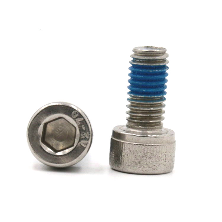 Șurub cu cap hexagonal din oțel inoxidabil 304 cu plasture din nailon Șurub cu cap hexagonal din oțel inoxidabil 304 cu plasture din nailon
