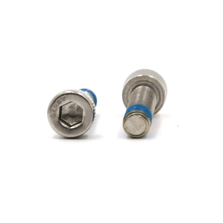 Șurub cu cap cupa hexagonal din oțel inoxidabil cu plasture din nailon Șurub cu cap cupa hexagonal din oțel inoxidabil cu plasture din nailon